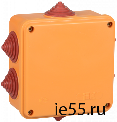 Коробка расп. огн. ПС 100х100х50мм 4P 6мм2 IP55 6 вв. IEK