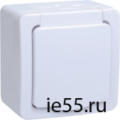 РСб20-3-ГПБб роз.1м с з/к о/у IP54 (цвет крышки:белый) ГЕРМЕС PLUS