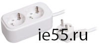 Удлинитель У02 2 места 2Р+РЕ/1.5 метра 3х1мм2 16А/250В CLASSIC IEK