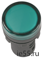Лампа AD22DS(LED)матрица d22мм зеленый 12В AC/DC  ИЭК