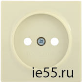 НР-1-0-БК Накладка розетка без з/к BOLERO кремовый IEK