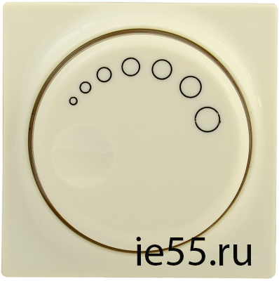 НС-1-1-БК Накладка к светорегулятору BOLERO кремовый IEK