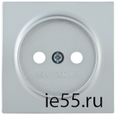 НР-1-0-БС Накладка розетка без з/к BOLERO серебряный IEK