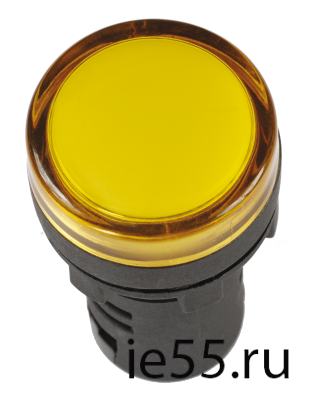 Лампа AD22DS(LED)матрица d22мм желтый 12В AC/DC  ИЭК