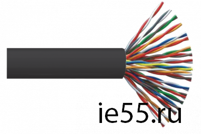 ITK Витая пара U/UTP кат.5E 50х2х24AWG LDPE черный (305м)
