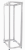 ITK 19" двухрамная стойка, 45U, 600x800 мм, серая