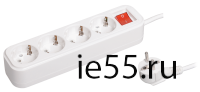 Удлинитель У04В 4 места 2Р+РЕ/1.5 метра 3х1мм2 16А/250В CLASSIC IEK