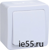 ВСк20-1-0-ГПБ выкл 1кл  кноп. о/у  IP54 (цвет клавиш: белый) ГЕРМЕС PLUS