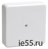Коробка распаячная КМ для о/п 75х75х20мм белая IEK