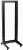 ITK 19" однорамная стойка, 37U, 600x600, на роликах, черная
